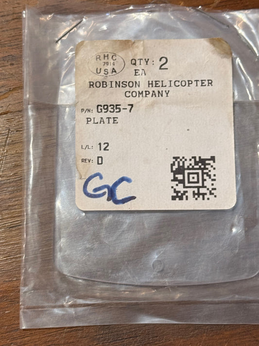 G935-7 PLATE