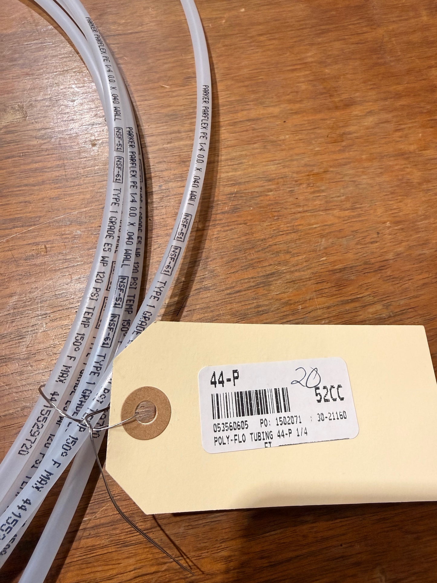 44-P POLY-FLO TUBING