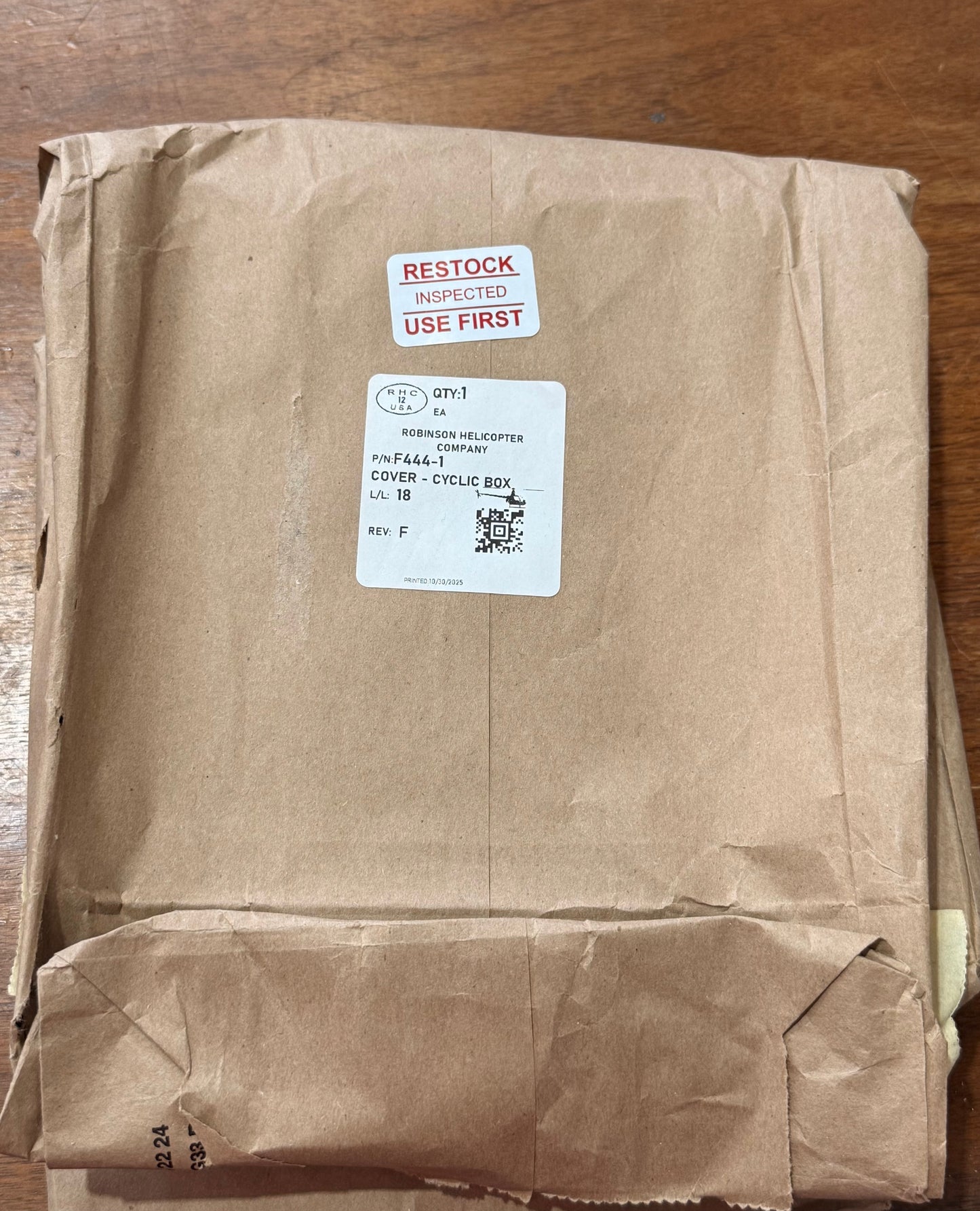 F444-1 COVER - CYCLIC BOX