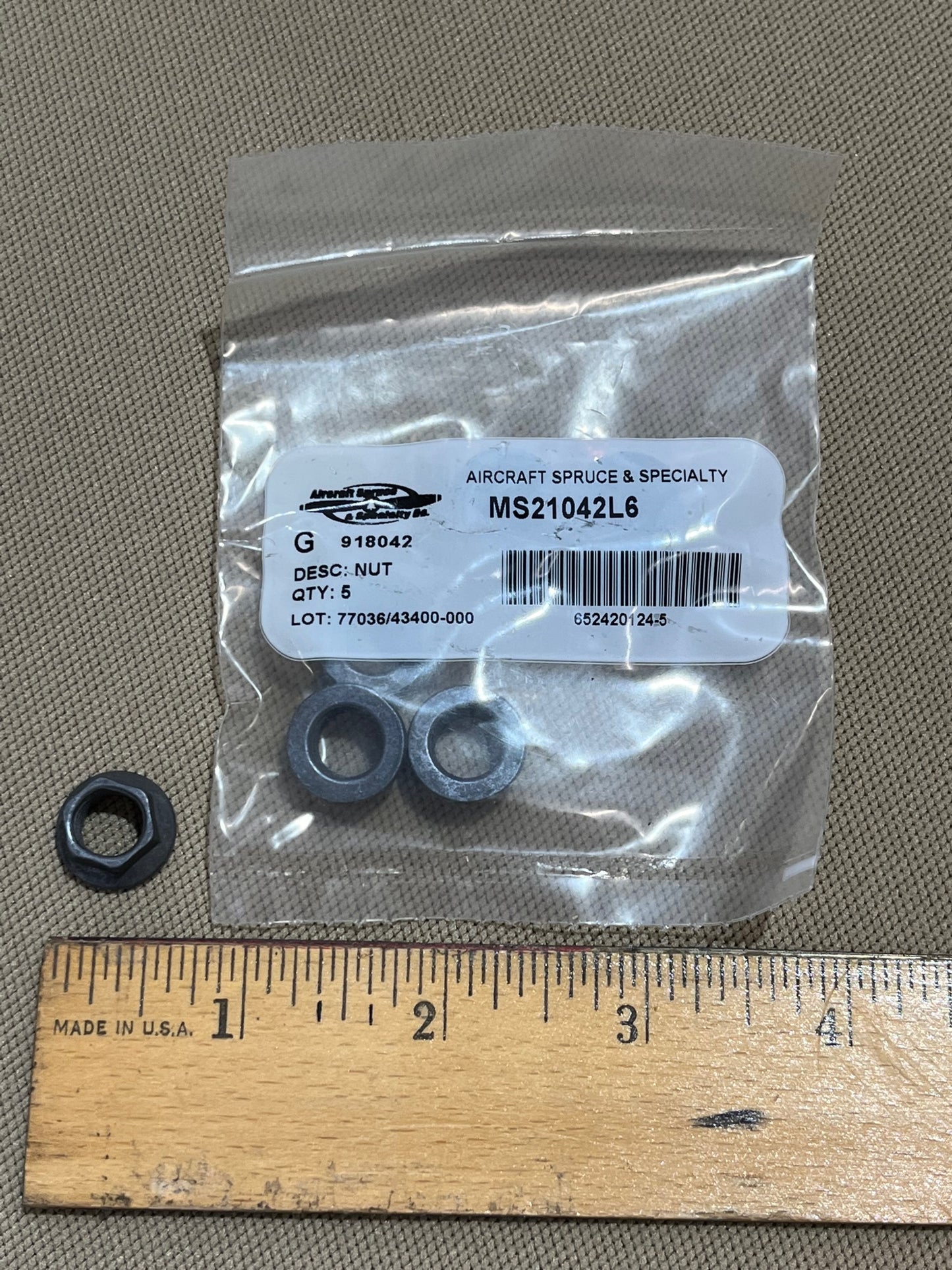 MS21042L6 NUT