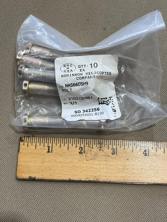 NAS6605H9 DRILLED HEAD BOLT