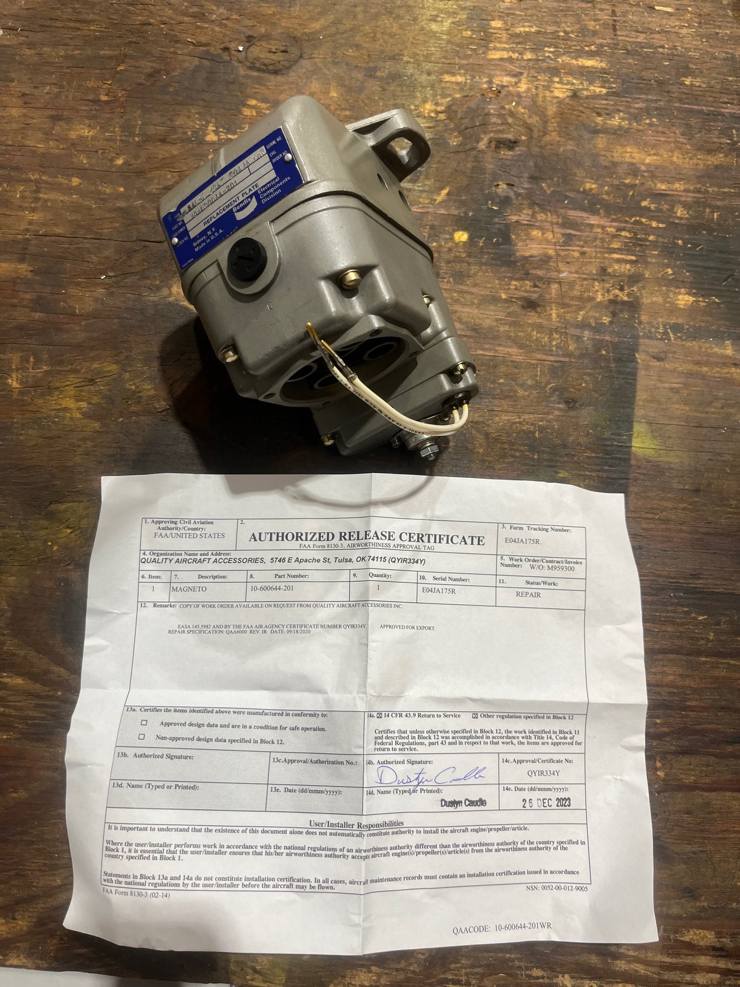 10-600644-201 MAGNETO