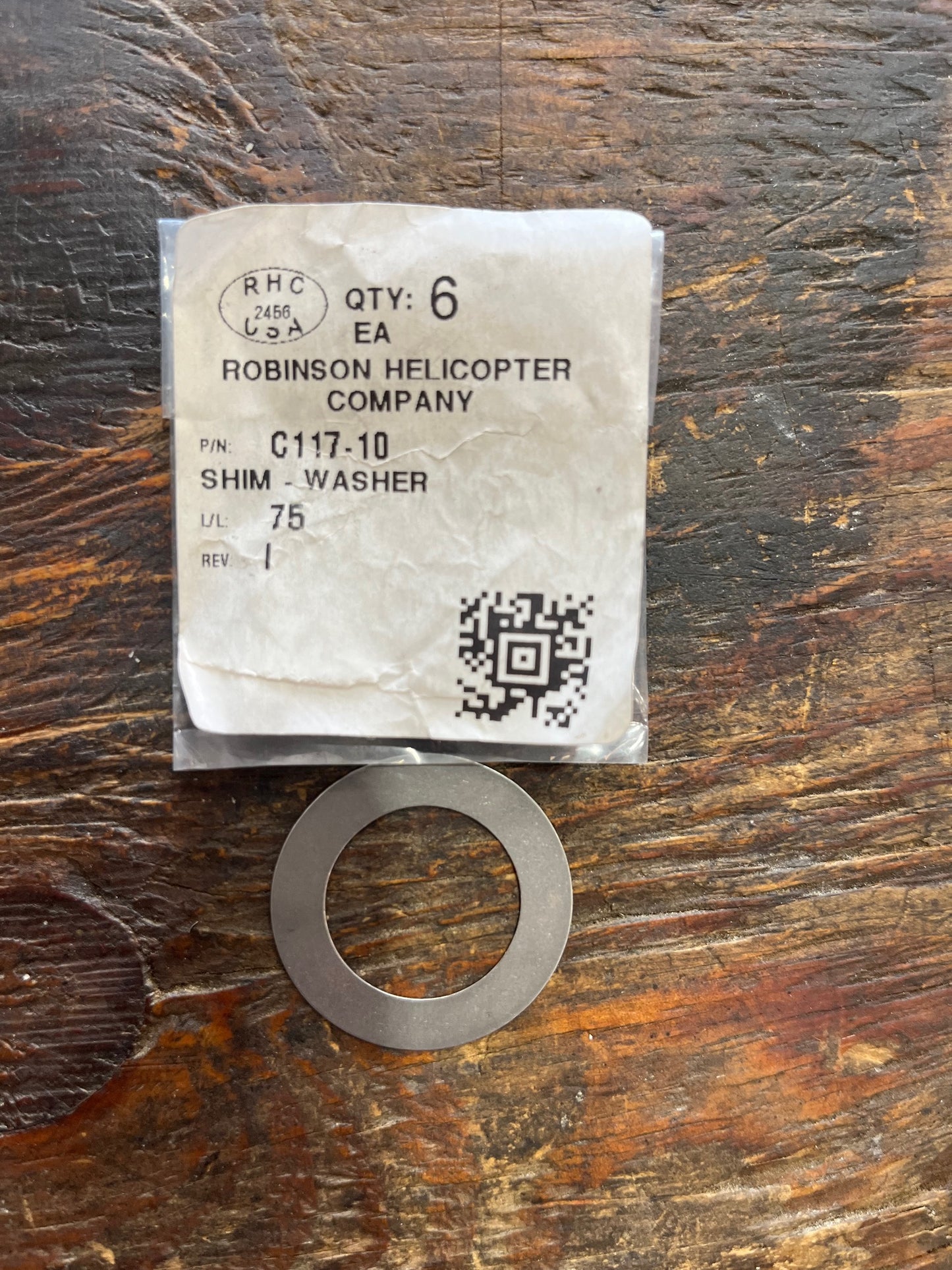 C117-10 SHIM - WASHER