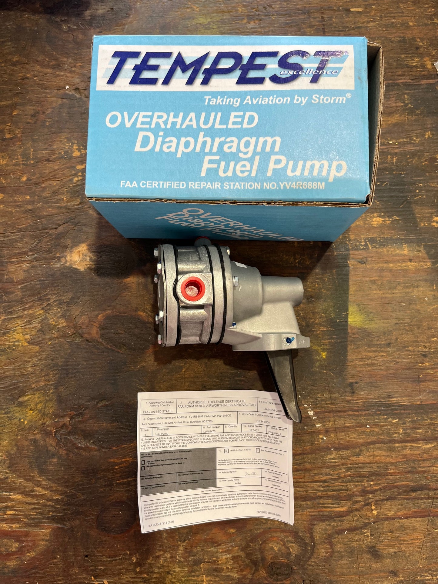 LW16335 TEMPEST OVERHAULED FUEL PUMP