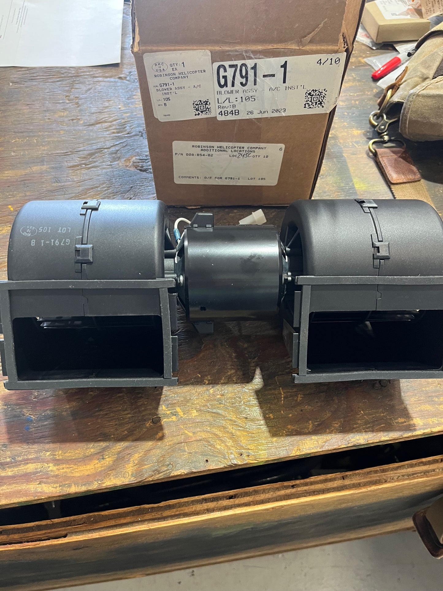 G791-1 BLOWER MOTOR ASSY