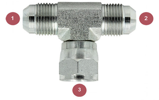 6600-04-04-04SS TEE FITTING