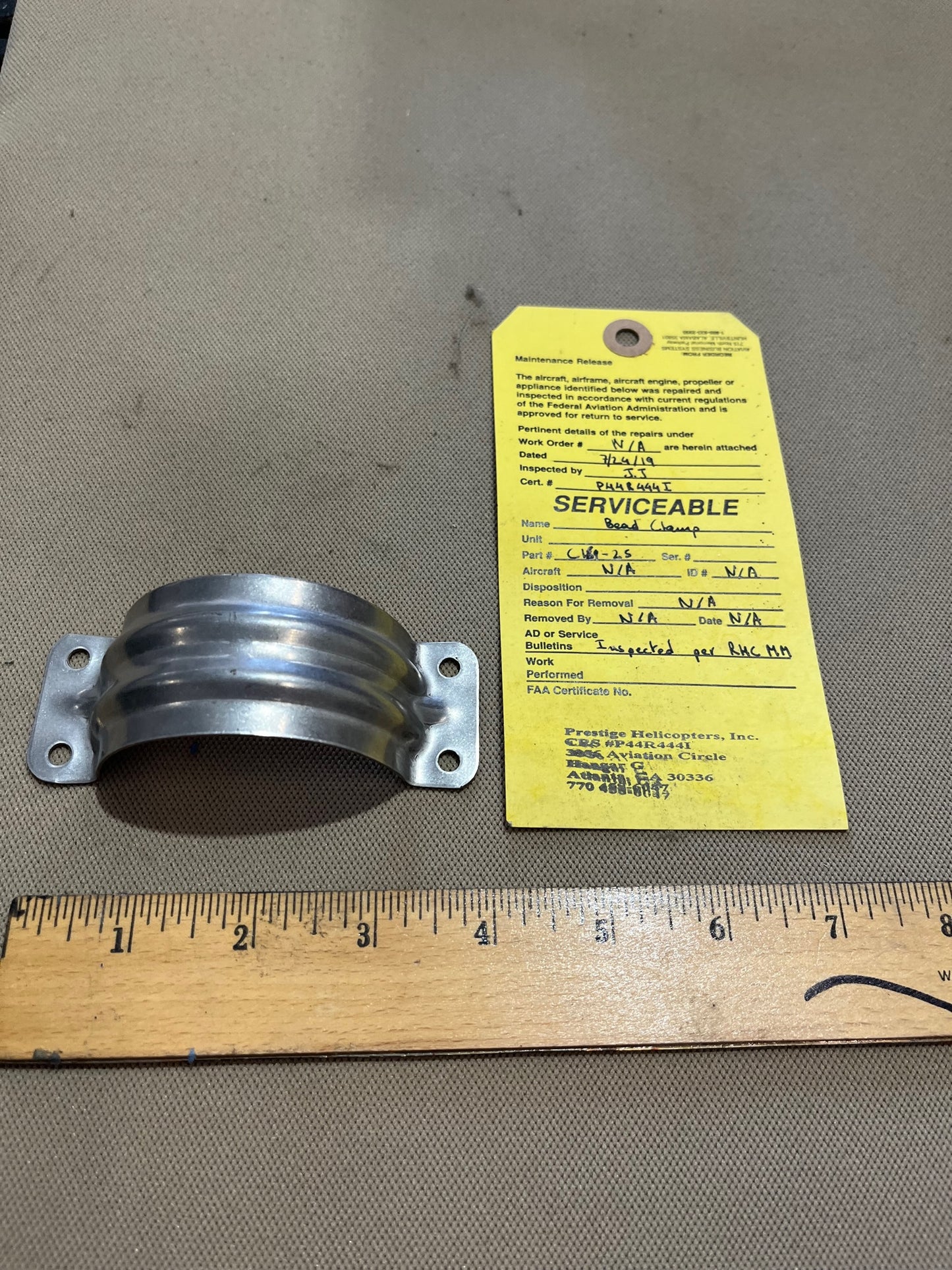 C189-25 EXHAUST CLAMP