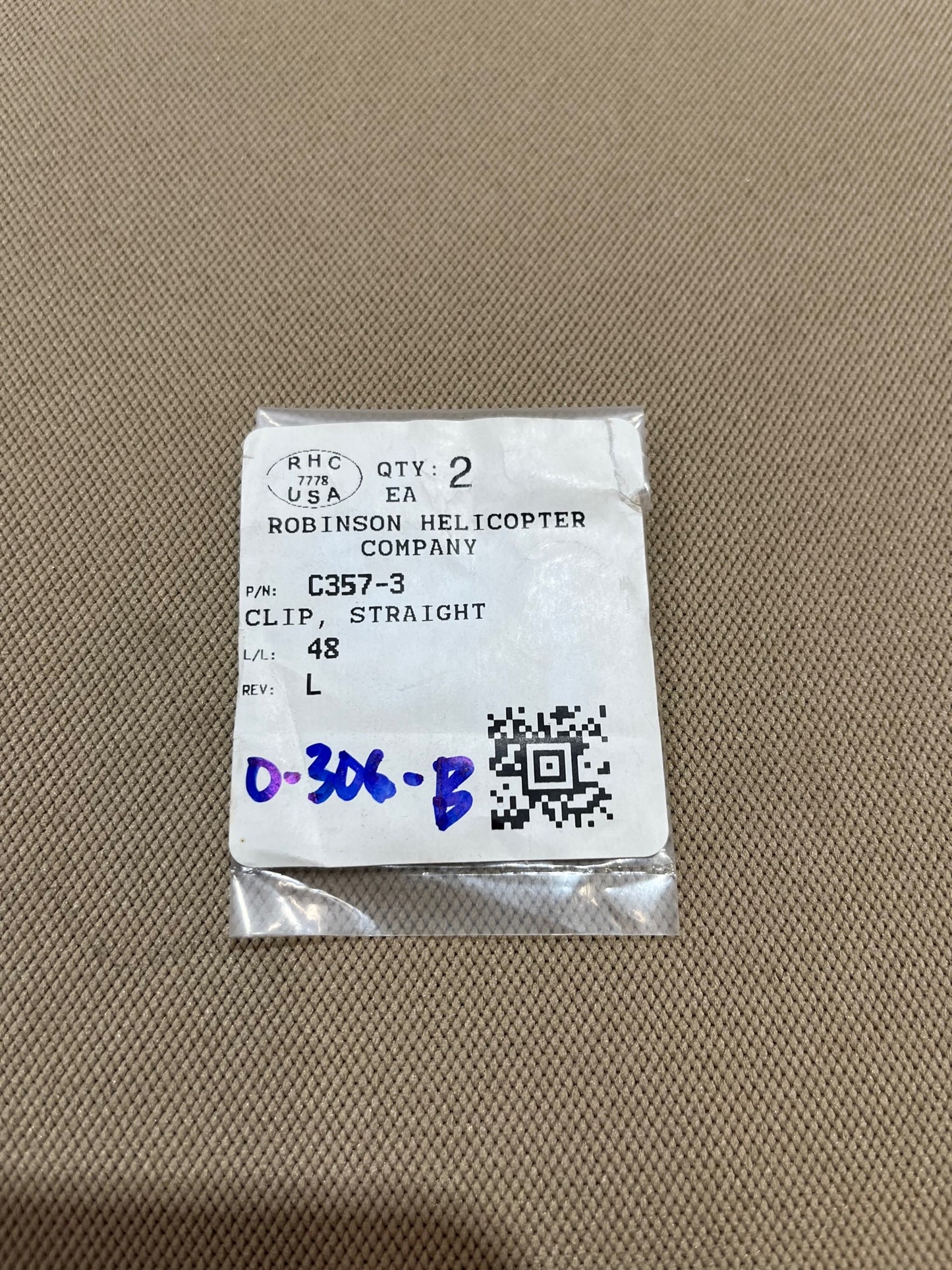 C357-3 STRAIGHT CLIP
