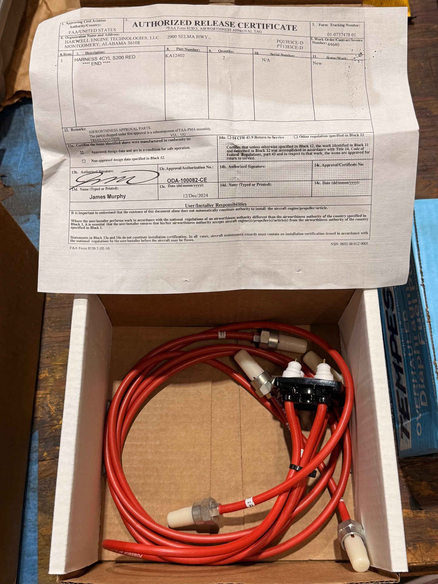 KA12402 IGNITION HARNESS