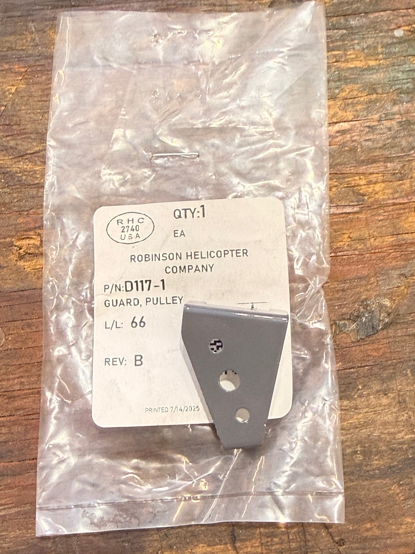 D117-1 GUARD, PULLEY