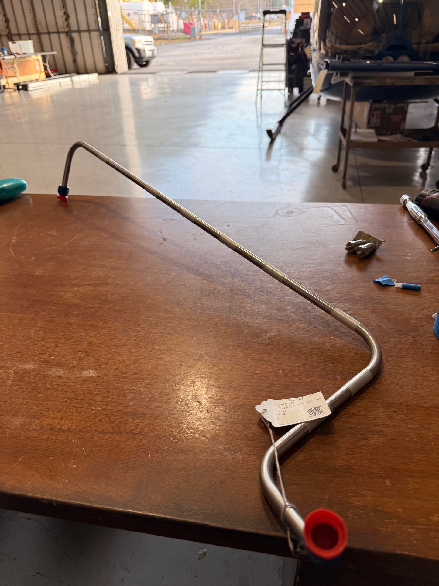 A723-18 OIL LINE ASSY-OUT, LG COOLER