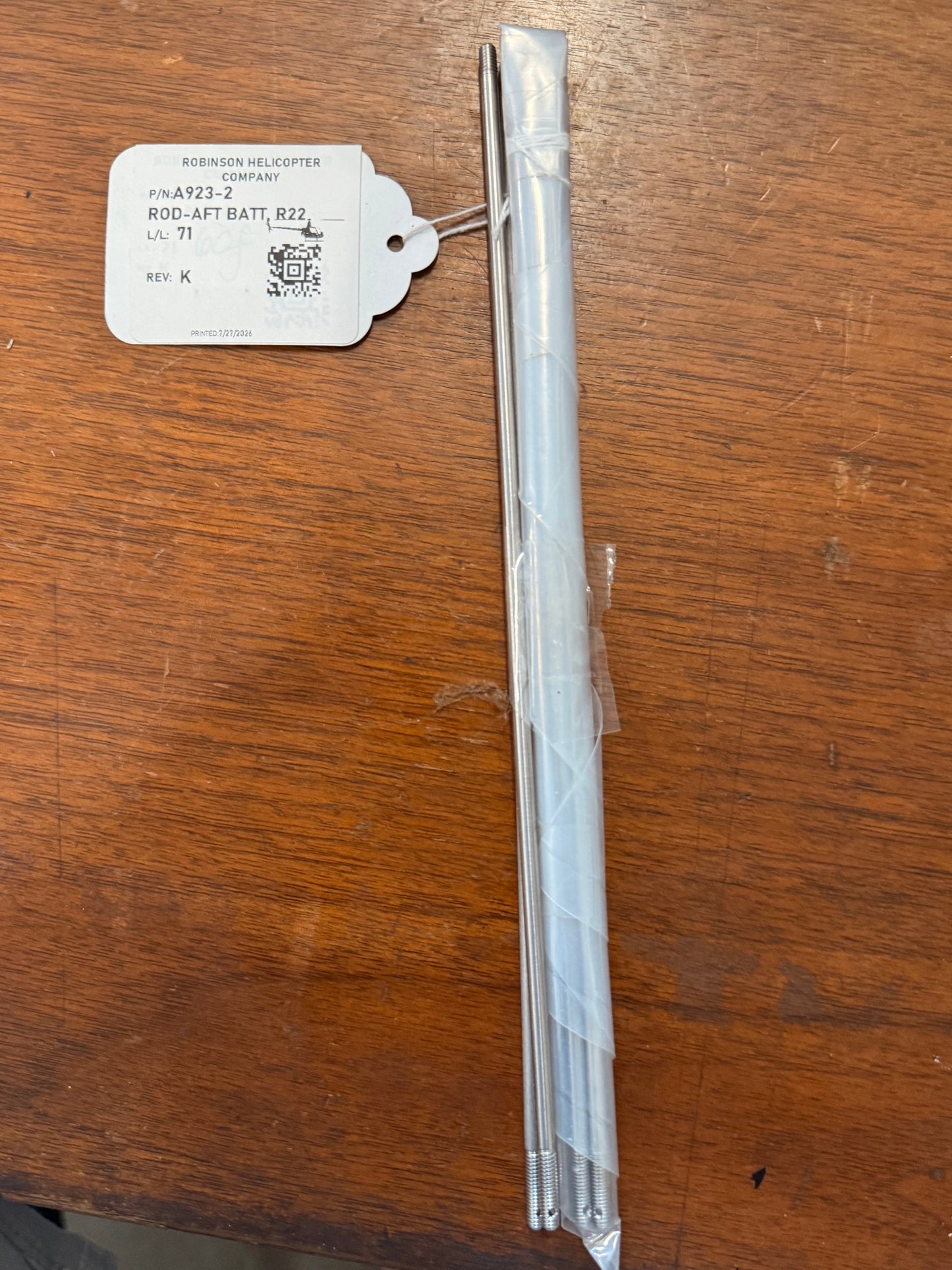 A923-2 ROD-AFT BATT, R22