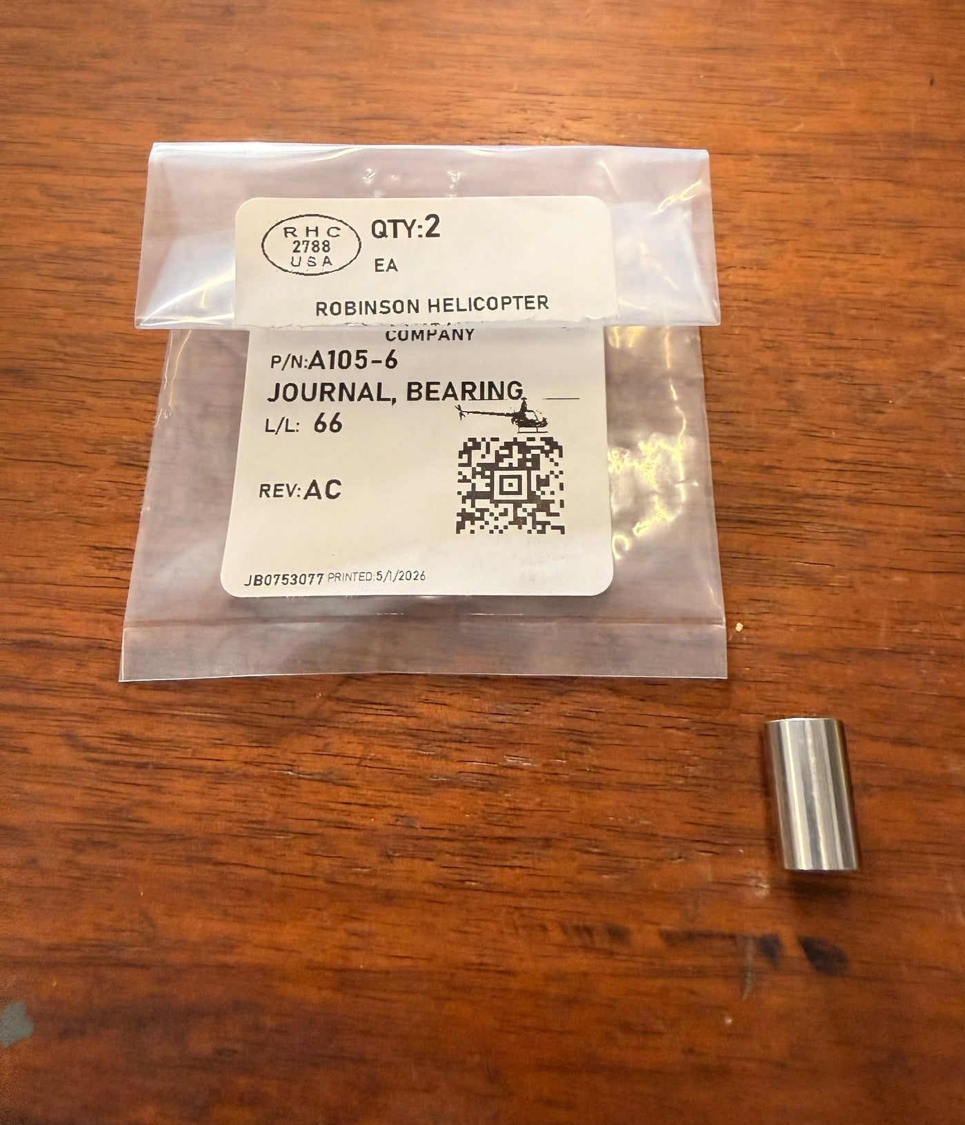 A105-6 JOURNAL, BEARING