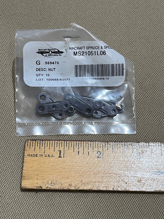 MS21051L06 NUT PLATE