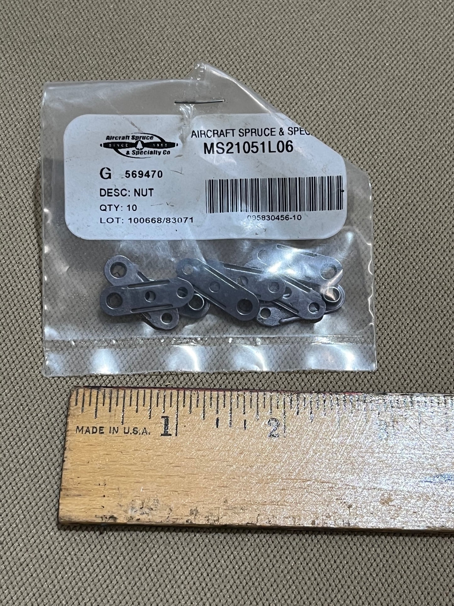 MS21061L08 NUT PLATE