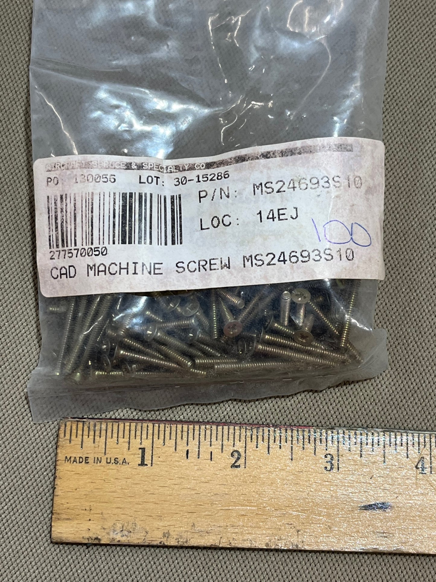 MS24693-S48 MACHINE SCREW