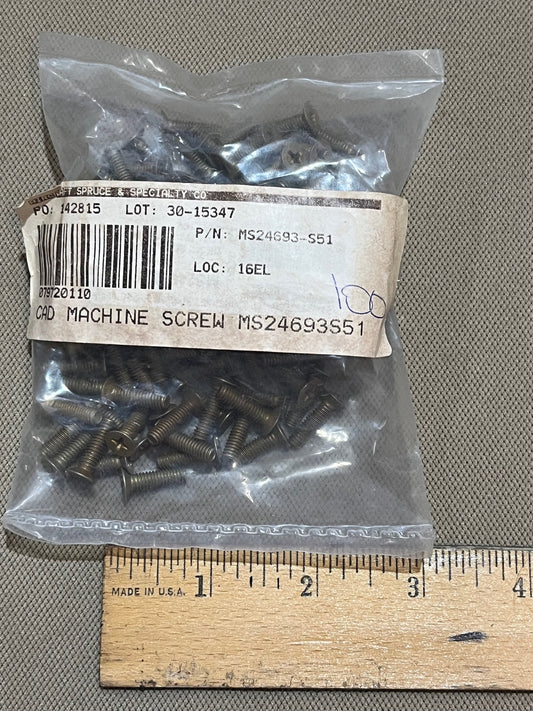 MS24693-S51 MACHINE SCREW