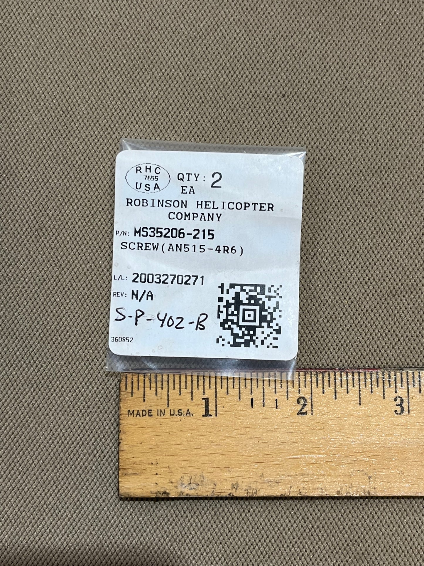 MS35206-215+ SCREW