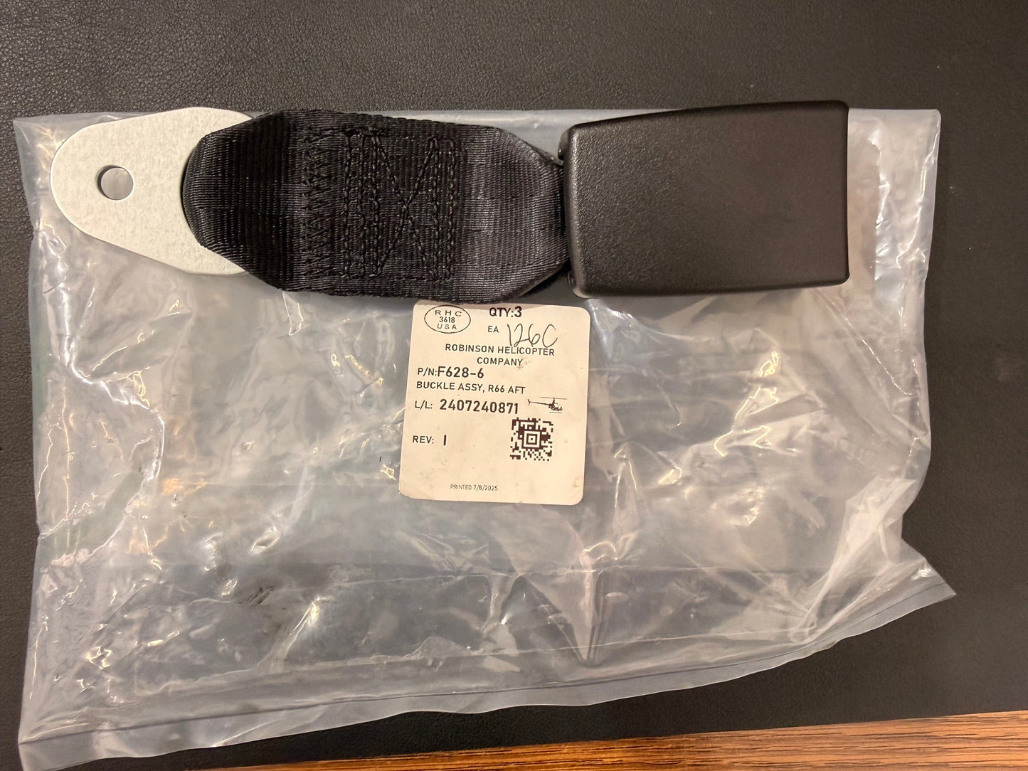 F628-6 BUCKLE ASSY, R66 AFT