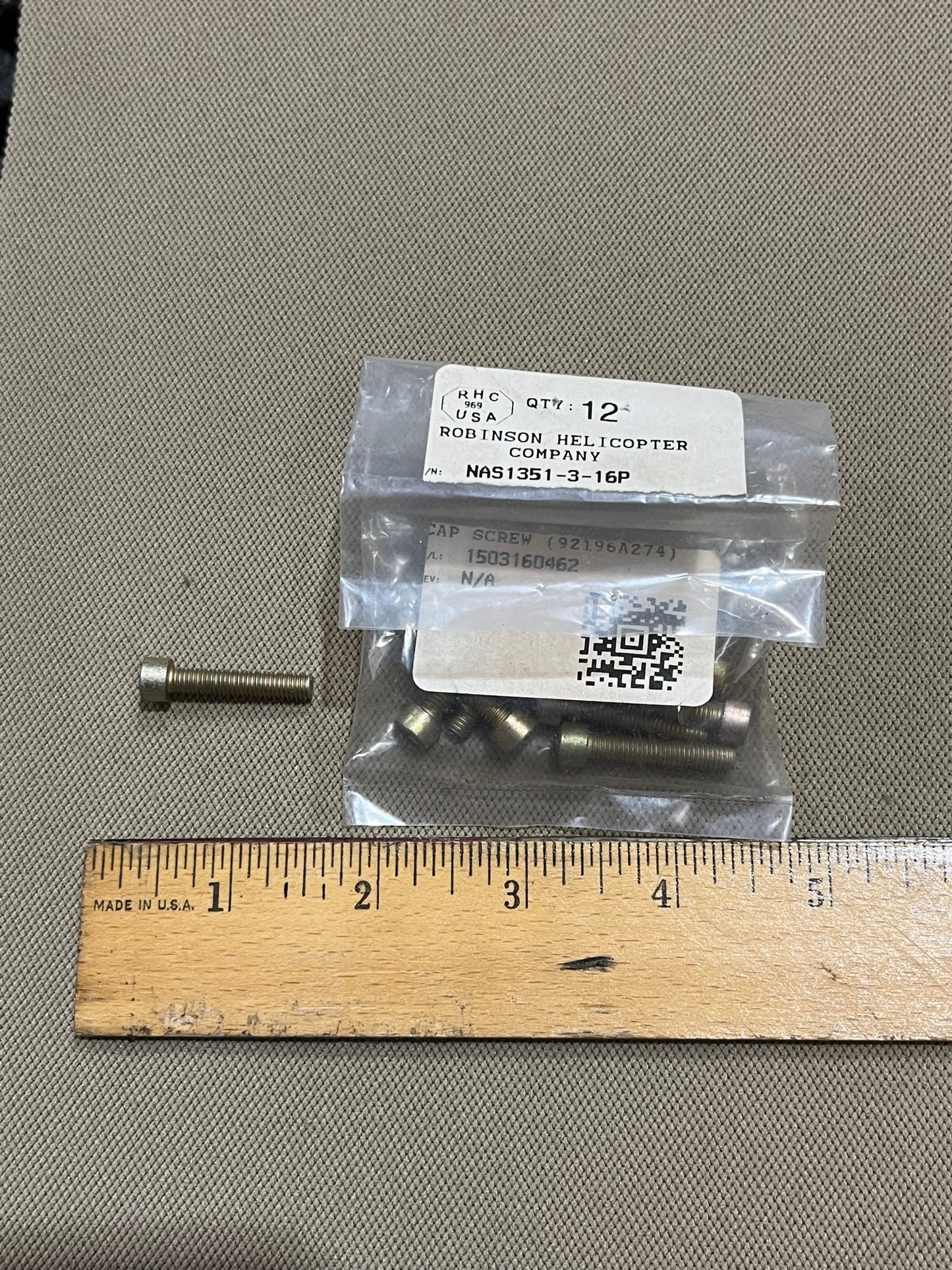 NAS1351-3-16P CAP SCREW