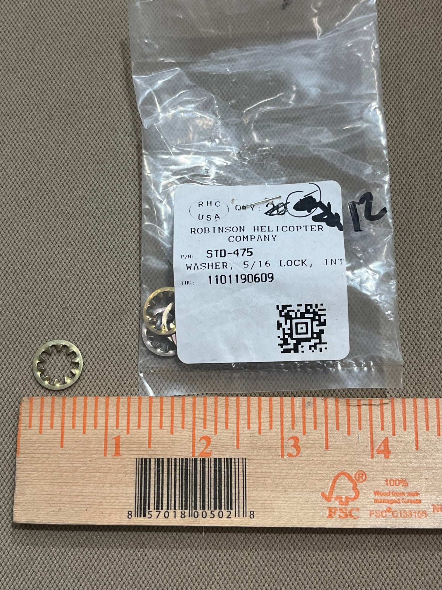 STD-475 WASHER – Prestige Robinson Helicopter Parts