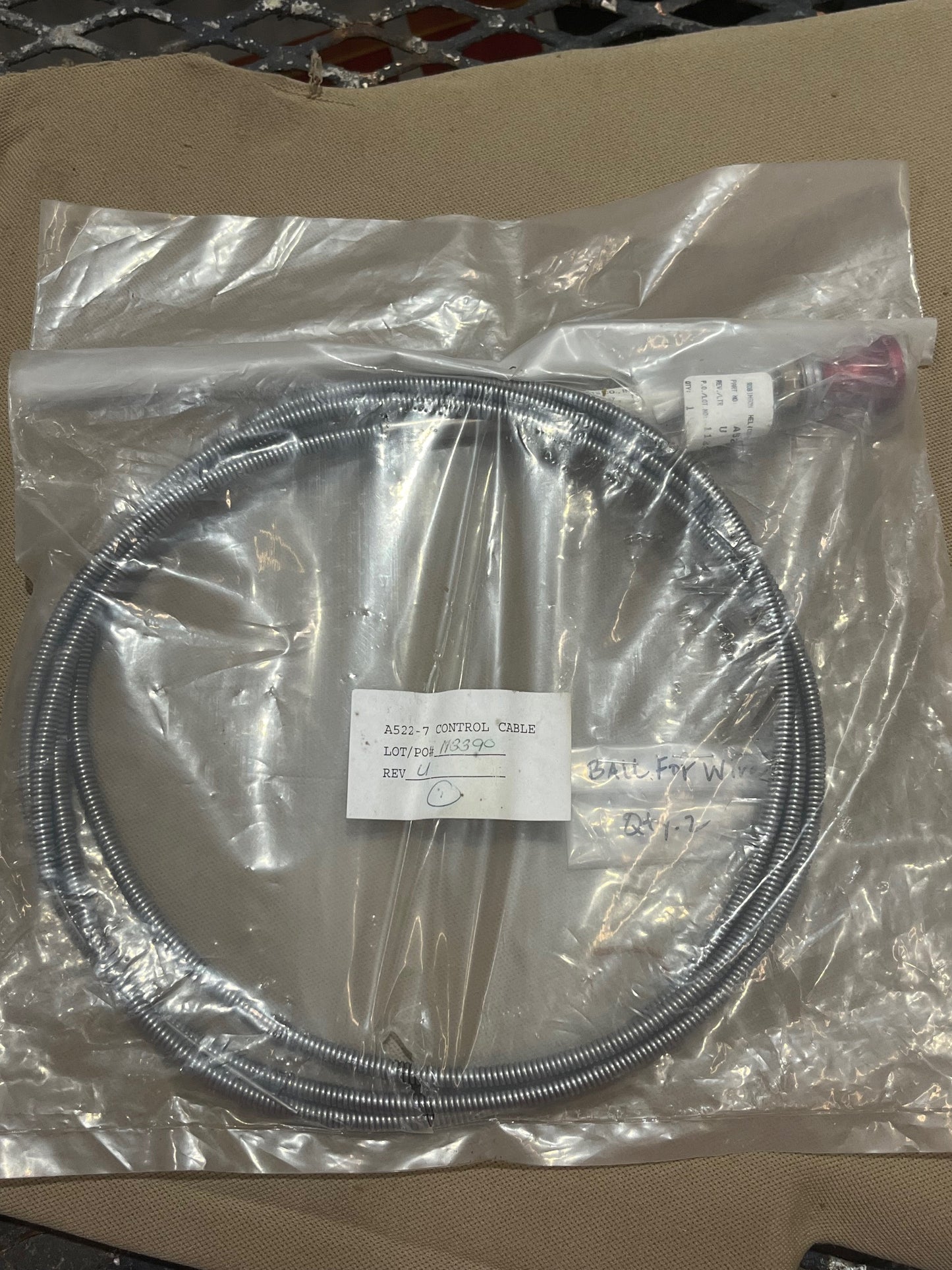 A522-7 CONTROL CABLE, MIXTURE