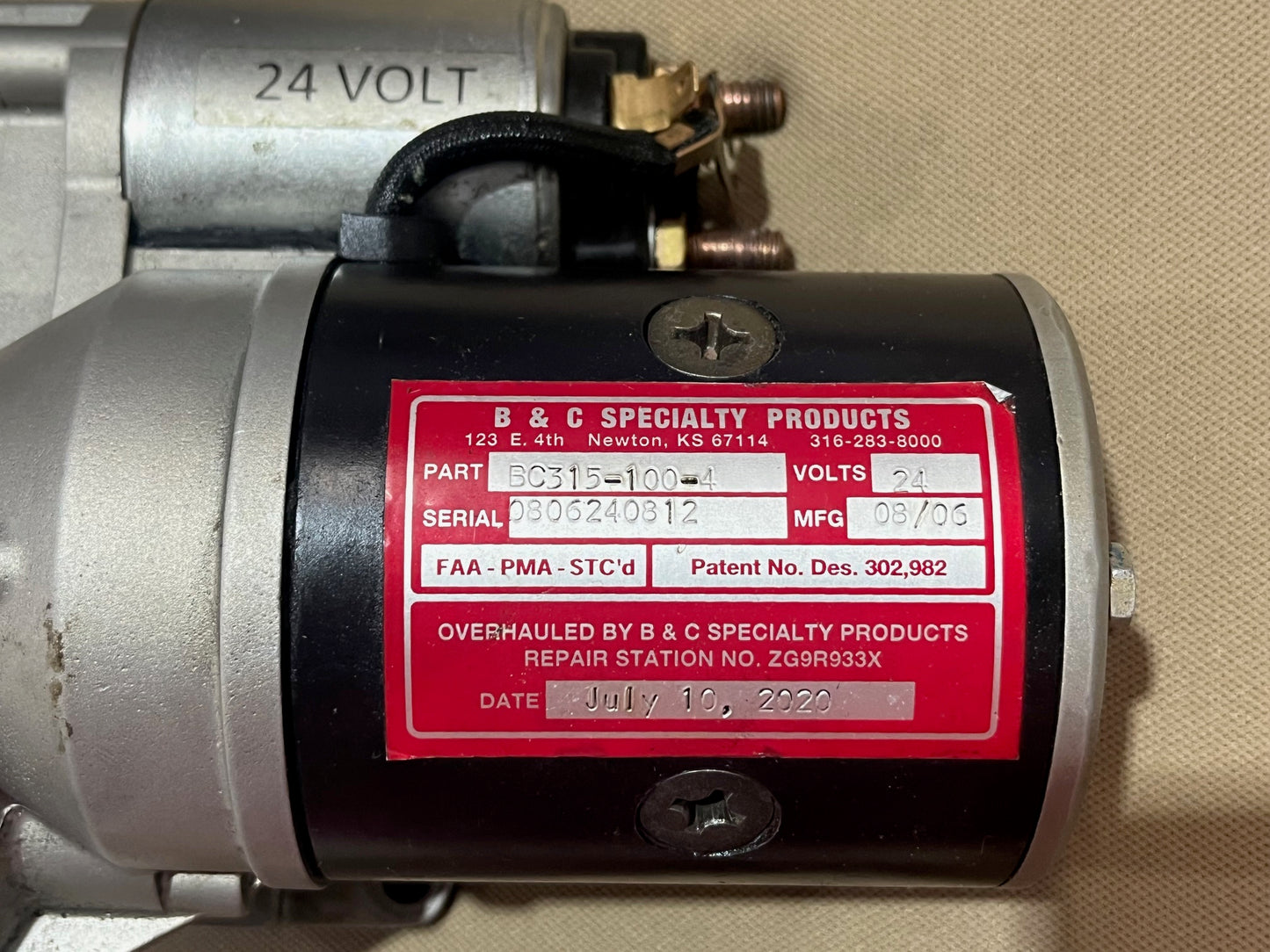 BC315-100-4 STARTER