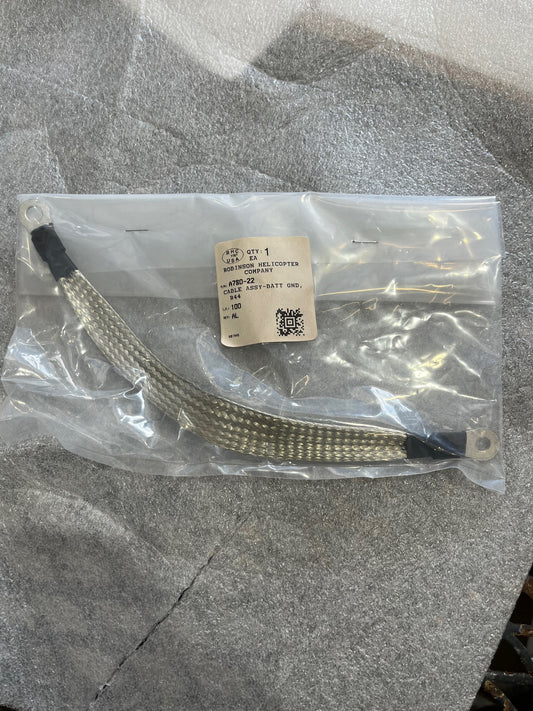 A780-22 CABLE ASSY-FWD BAT GND, 28V