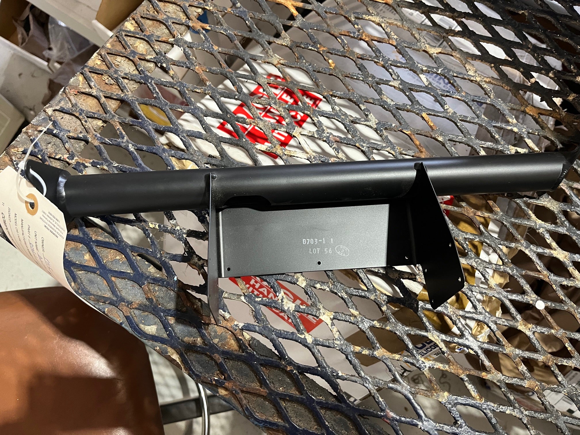 D703-1 WELDMENT AVIONICS BAR – Prestige Robinson Helicopter Parts