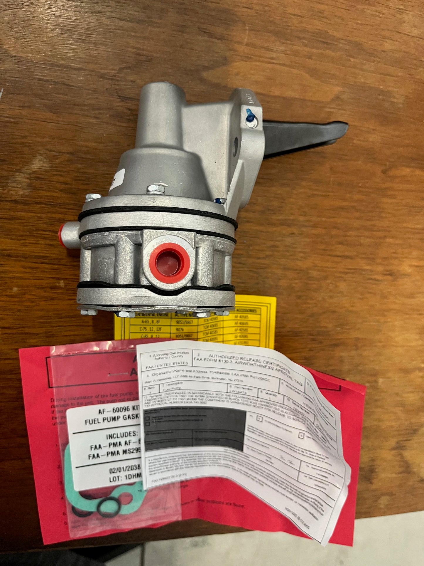 LW-15473 FUEL PUMP, OVERHAULED