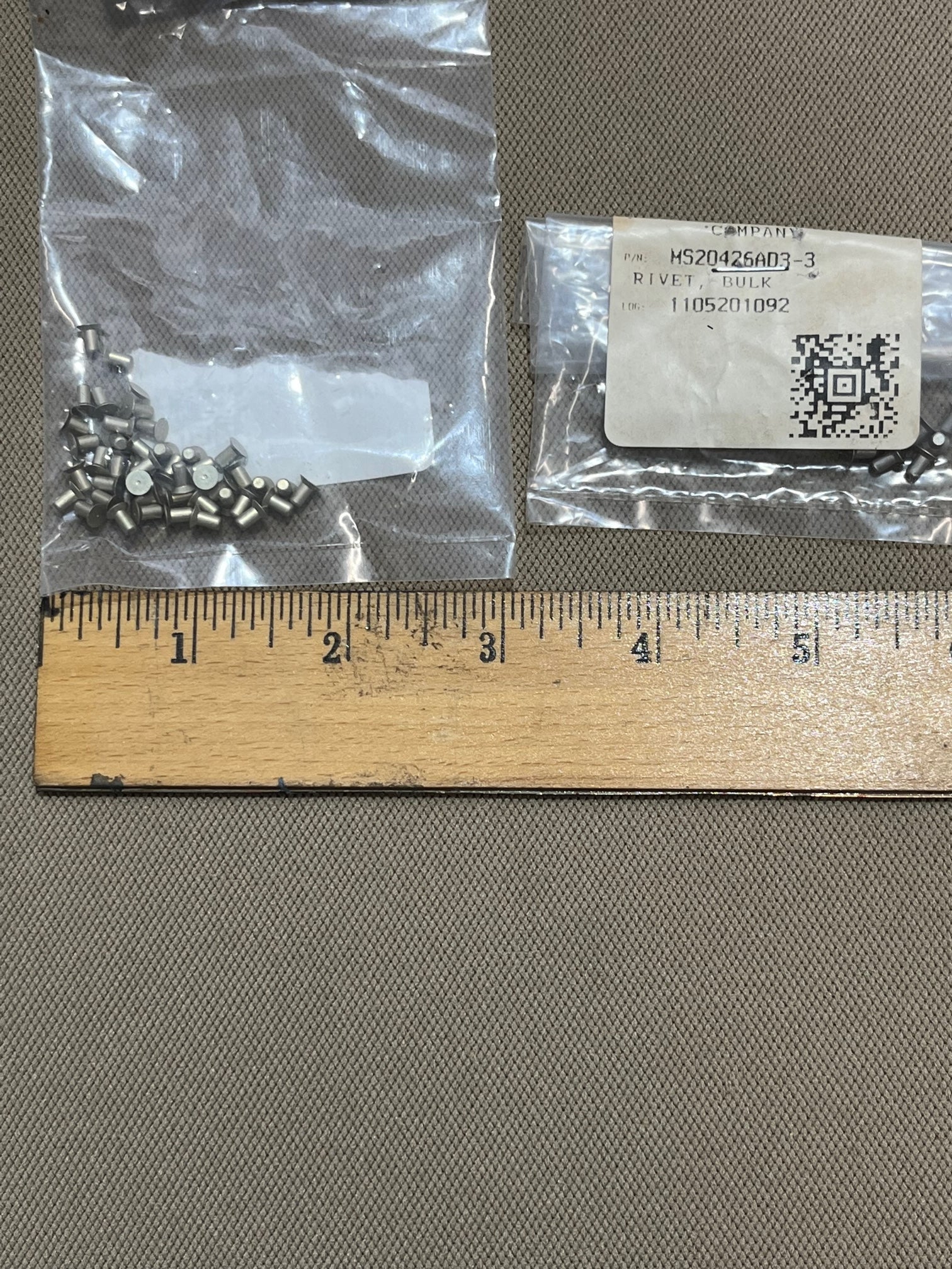 Ms20426a6 Rivet MS20426AD3-3+ RIVET – Prestige Robinson Helicopter Parts